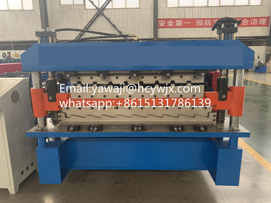 1250mm Material Width Double Deck Roll Forming Machine với 380v 50Hz 3 pha Hệ thống điện