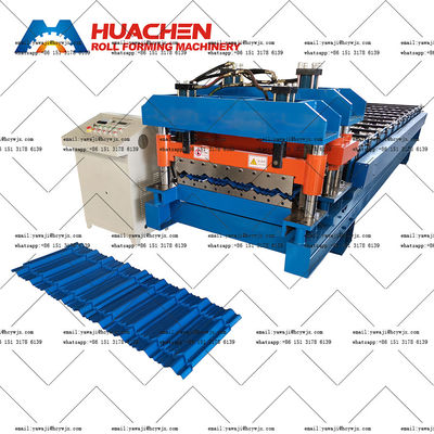 Máy làm gạch kính màu đẹp 1000mm cho PPGI / GI