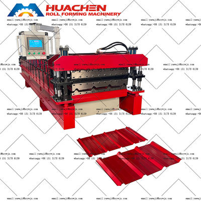 1000mm mái nhà lớp hai cuộn hình máy 10/13 trạm