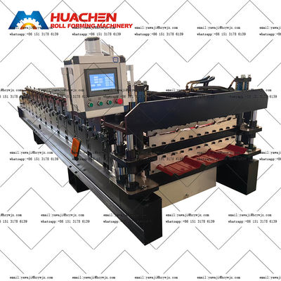 Máy tạo cuộn thép PPGI / GI hiệu suất cao hai tầng