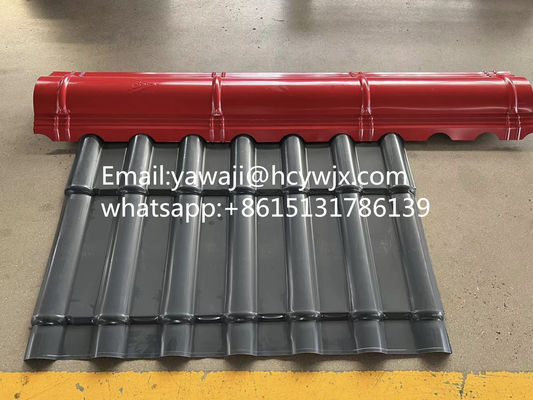 400mm 45# Steel Ridge Cap Roll Forming Machine Roof Tile Roll Forming Machine