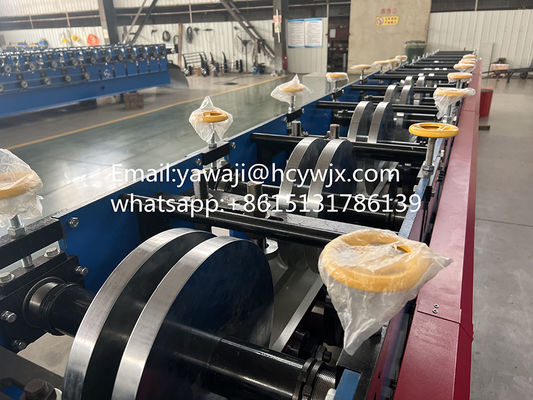 Rain Water Cr12 steel Gutter Roll Forming Machine With 18 Rows
