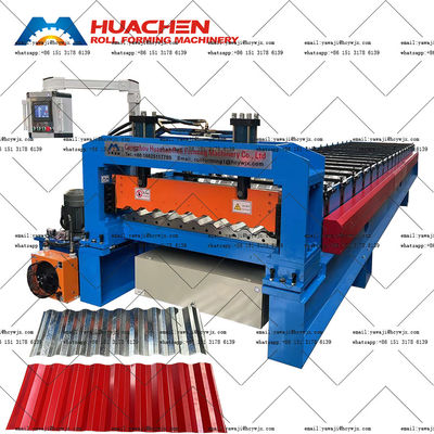 Trapezoidal America PBR Steel Roof Panel Sheet Roll Forming Bending Machine Máy xoắn