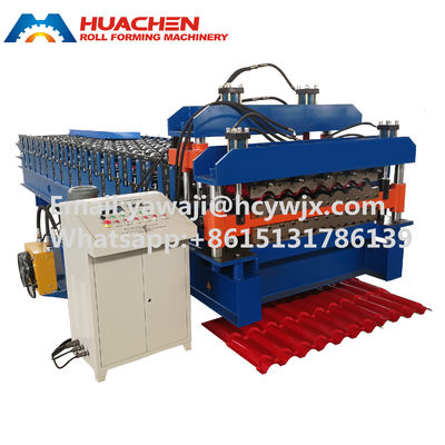 Máy tạo cuộn tấm mái nhà hai tầng