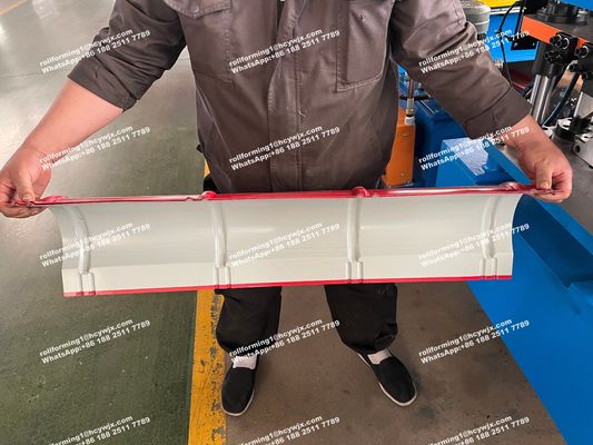 Máy tạo cuộn Ridge Cap tự động, Máy sản xuất gạch mái nhà cắt thủy lực