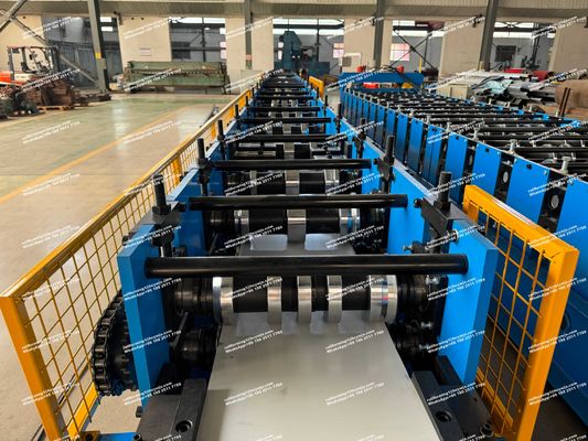 Rainpout Downspout Roll Forming Machine cắt thủy lực 100mm hoặc đường kính tùy chỉnh