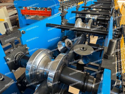 Rainpout Downspout Roll Forming Machine cắt thủy lực 100mm hoặc đường kính tùy chỉnh