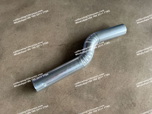 Rainpout Downspout Roll Forming Machine cắt thủy lực 100mm hoặc đường kính tùy chỉnh