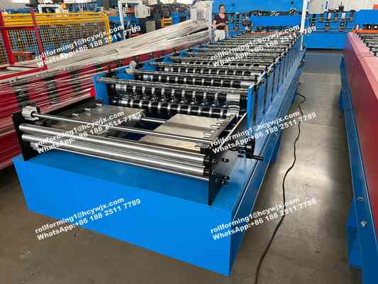 Máy cán sóng bằng thép Silo PPGI cho tấm lợp 0,7mm