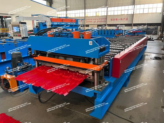 Máy chế biến tấm ván mái bằng kim loại