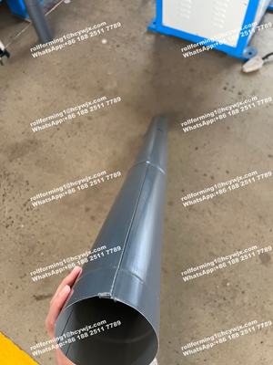 Máy tạo hình ống xả nước mưa bằng thép 333