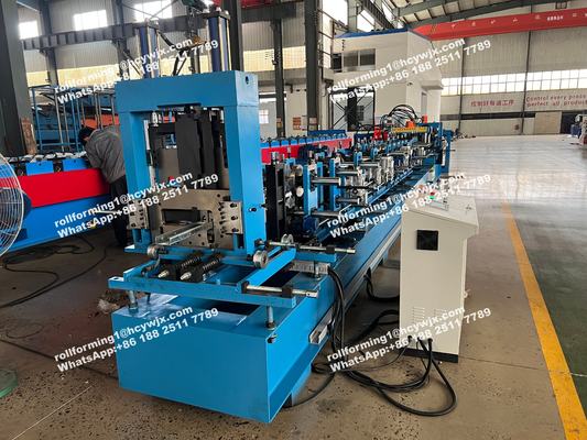 Máy tạo hình cán xà gồ C Z Purlin có thể thay đổi, điều chỉnh tự động 80 đến 300 mm