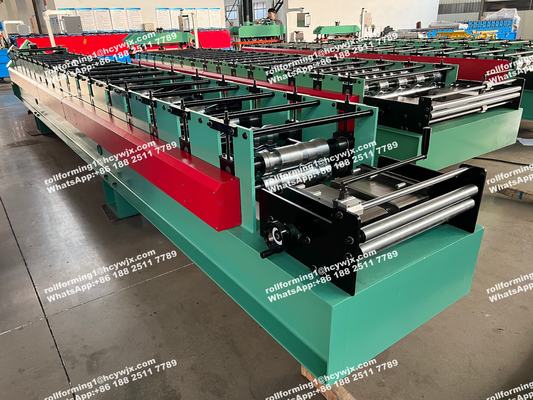 Construction Water System Roofing Sheet Gutter Roll Forming Machine 18 Rows