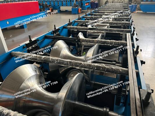 Máy tạo cuộn Ridge Cap tự động tùy chỉnh với động cơ chính 5,5 kW và điều khiển PLC cho tấm dày 0,3-0,6mm