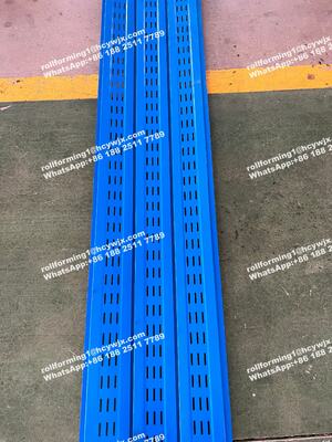 Máy tạo hình cuốn tấm ốp tường tráng màu Spandrel điều khiển PLC với độ dày 0.3-0.6mm và 15 hàng lô