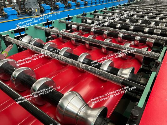 1220mm chiều rộng 4m / phút Capacity Glassed Tile Roll Forming Machine với 15 năm tuổi thọ cho các biệt thự hiện đại