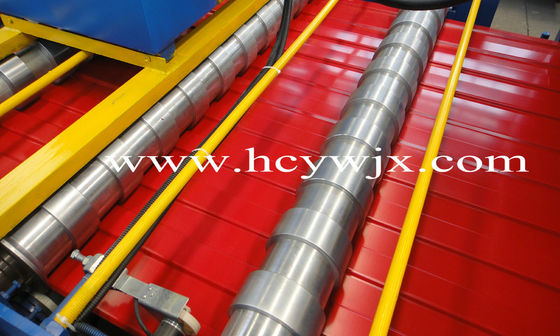 Tấm lợp Panel Tốc độ Cao Tấm Xo lanh Blue Roll / Roll Former