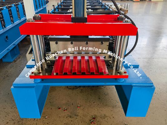 Panel Thickness 0.3-0.6mm Wall Panel Roll Forming Machine Hydraulic Manual Decoiler Động cơ Sức mạnh 4 cộng với 4KW Thiết bị sản xuất