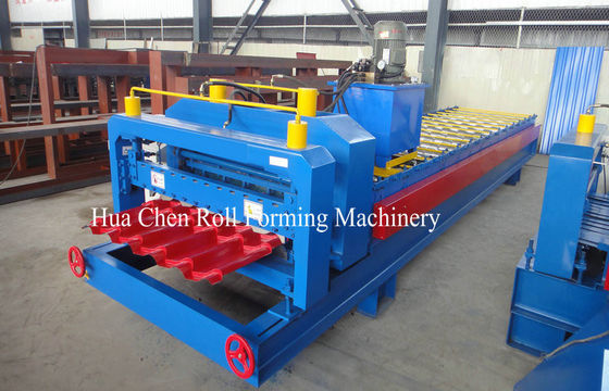 Loại La Mã Loại phổ biến Glazed Tile Roll Forming Machine / Cold Roll Forming Machine