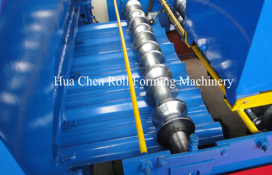 45 # Thép mái lợp Glazed Tile Roll Forming Machine Với Chrome Plated