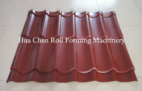 1250mm Tấm lát Tấm Roof Panel Roll Hình thành Máy / lạnh Cuộn Thiết bị
