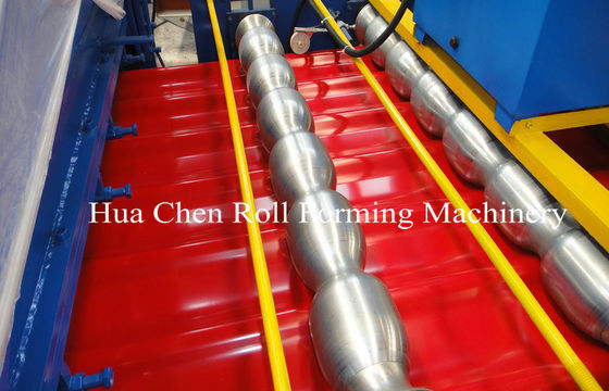 Wall Panel / Glazed Tile Roll Forming Machine , Auto Cold Roll Forming Equipment
