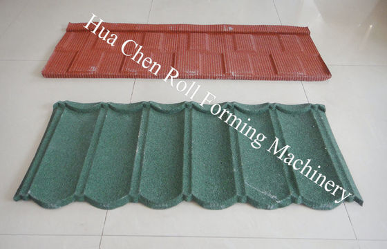 Vermiculite Stone Coated Roof Tile Machine Với hệ thống điều khiển điện