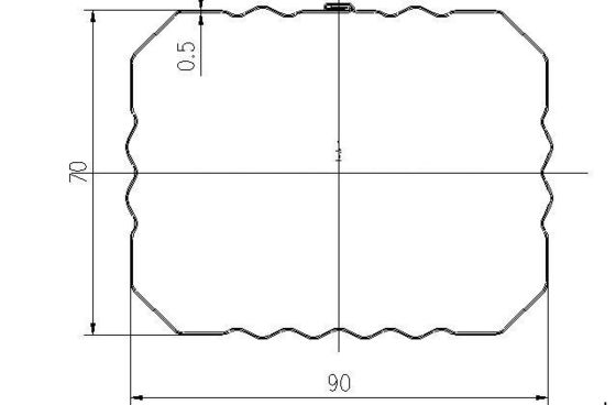 Máy tạo hình ống thép vuông Downspout cuộn hoàn toàn tự động 8 - 10m / phút