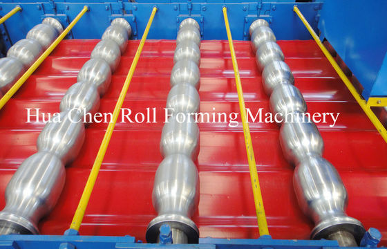 Máy cán nguội hai lớp ngói và mái lợp thủy lực 7,5Kw với CE