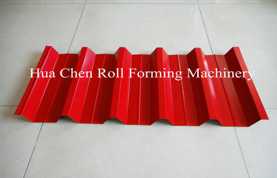 Máy cán nguội hai lớp ngói và mái lợp thủy lực 7,5Kw với CE