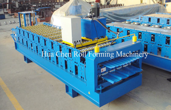 16 -18 Station Thiết kế miễn phí lớp đôi Roll cũ máy 5 Ton Decoiler thụ động