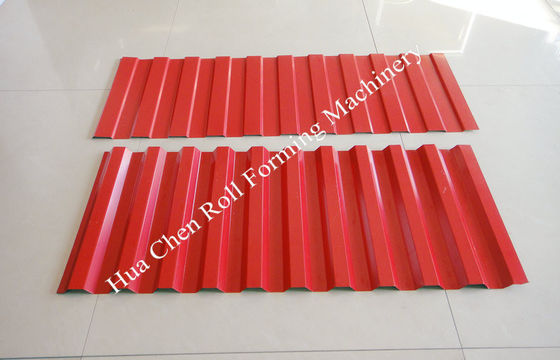 1,2 Inch Single Chain Drive Roof / Wall tấm kim loại Roll hình thành máy