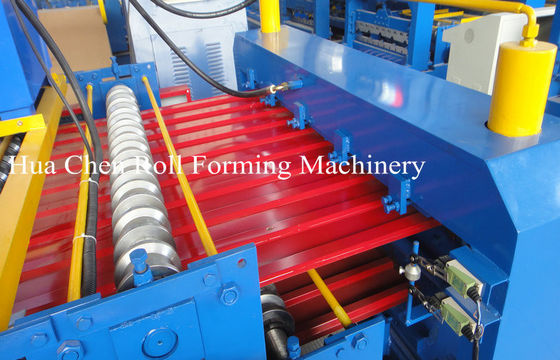 New style double layer aluminium roof tiles roll forming machine