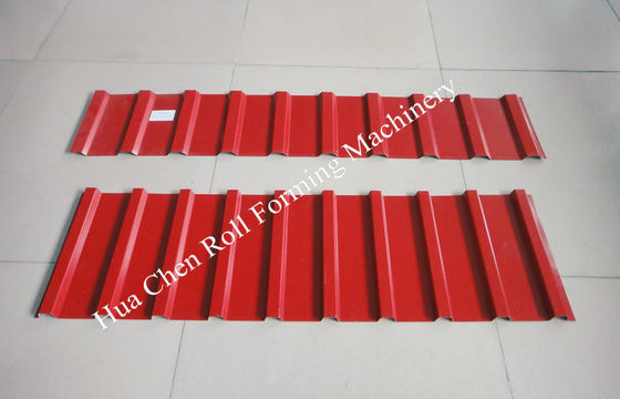 New style double layer aluminium roof tiles roll forming machine