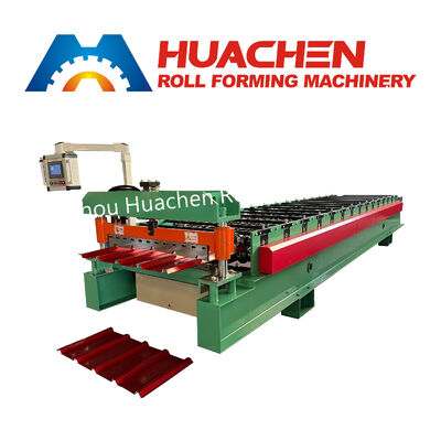 Máy tạo hình gạch mái một lớp cuộn kim loại cường độ cao, máy tạo hình cuộn tấm lợp