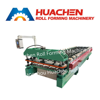 Tấm lợp bằng thép màu hoàn toàn tự động Tấm lợp bằng thép màu kim loại Máy cán định hình