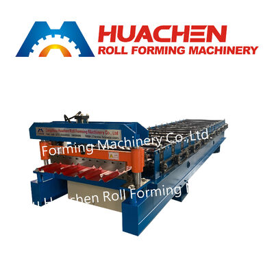 Máy bọc mái bằng tấm kim loại Máy ép gạch cuộn Máy tạo tấm gạch sàn hình sóng