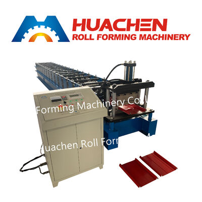 Thép galvanized mái nhà kim loại lớp hai Ibr hình hộp hồ sơ tấm mái nhà lạnh sản xuất hồ sơ máy hình thành cán