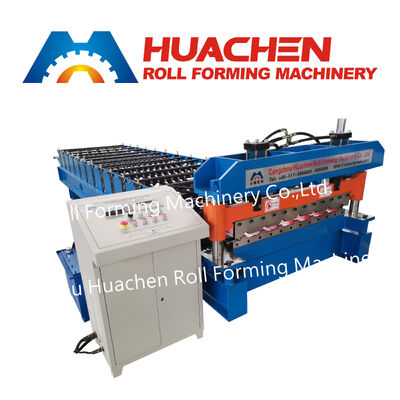 Cao chất lượng thép tấm hình bánh xe / trapezoidal Ibr mái nhà bảng hình thành và máy cán