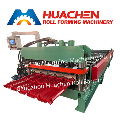 Thép Tile Roll hình thành dây chuyền sắt mái nhà tấm làm cho máy bán