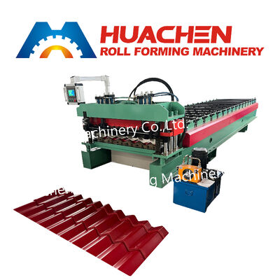 Máy tạo gạch mái nhà Máy làm gạch thủy tinh Máy làm gạch thép tấm cuộn cũ