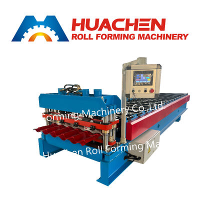 Thép kim loại ốc mạ mái nhà / tấm mái nhà tấm hai lớp / sàn lạnh cuộn hình máy / máy
