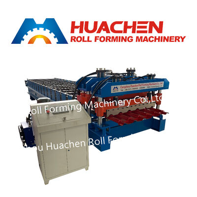 Máy in cuộn tấm mái gạch thép bền cao cho vật liệu xây dựng