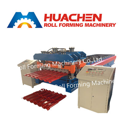 Sản xuất cao cấp thép mạ mạ tấm mái nhà IBR tấm mái nhà hình thành máy nén cuộn