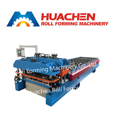 Máy ép ngói thép màu hoàn toàn tự động Máy tạo hình cuộn ngói tráng men bằng thép màu