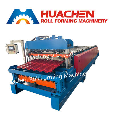 Tấm lợp hình thang Tấm lợp kim loại Ibr Máy tạo hình cuộn dài