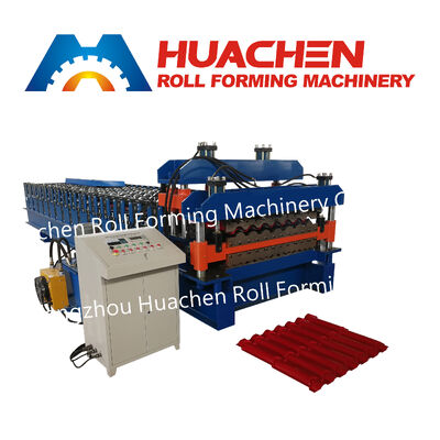 Máy bán nóng Tuff Rib Metal Roofing Making Machine với Pre-Cutter Max Rib AG Panel Roll Forming Machine