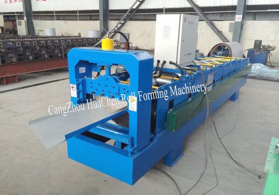 Color Coated Steel Galvanized Ridge Cap Roof Roll Forming Machine with output table