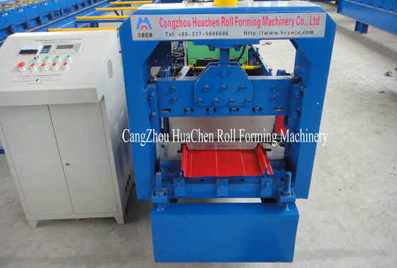 Self Joint Roofing Sheet Roll Forming Machine 3 phases For 380 Voltage