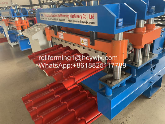 2m / phút PLC điều khiển Máy cán ngói tráng men cổ